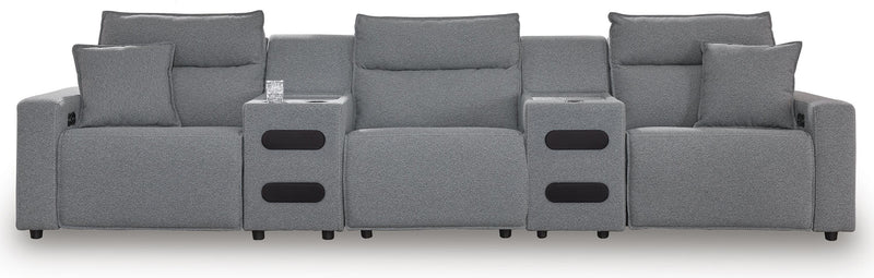Modmax II Power Reclining Sectional with Audio Consoles